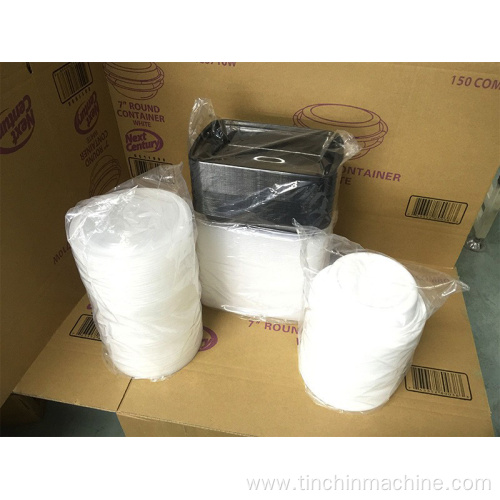 Horizontal Paper Cup Tray Container Packing Machine